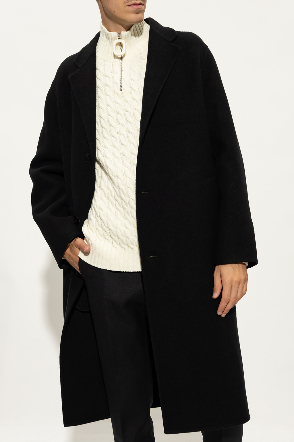 StclaircomoShops | JIL SANDER Wool coat | Jil Sander Gesteppter